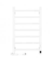 ARDESTO electric towel warmer SMART, 480x800mm, timer-regulator, steel, left connection, white