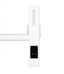 ARDESTO electric towel warmer SMART, 480x800mm, timer-regulator, steel, left connection, white