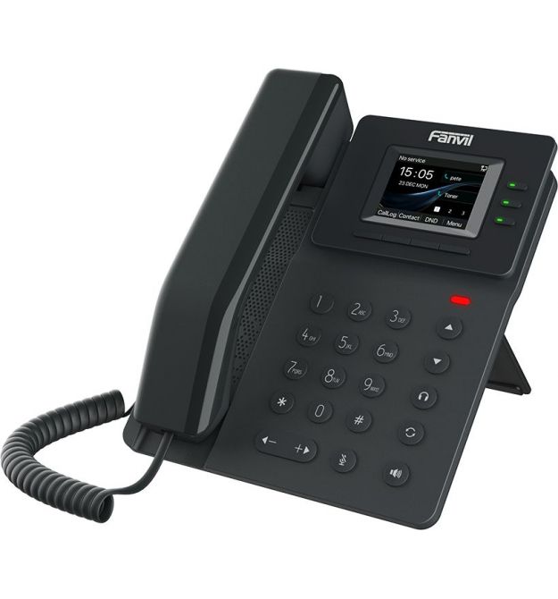 Fanvil IP-Phone V60P 2xFE LAN, 4 SIP line, SW Linux, PoE, 2.4" Color Screen