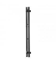 ARDESTO electric towel warmer Elina Smart, 90x1200mm, timer-regulator, steel, black moire