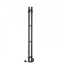 ARDESTO electric towel warmer Elina Smart, 90x1200mm, timer-regulator, steel, black moire