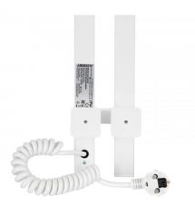 ARDESTO electric towel warmer Elina Smart, 90x1200mm, timer-regulator, steel, white