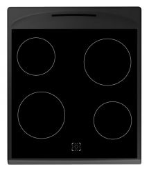 Hansa Glass-ceramic cooker, 50х60sm, 65L, black