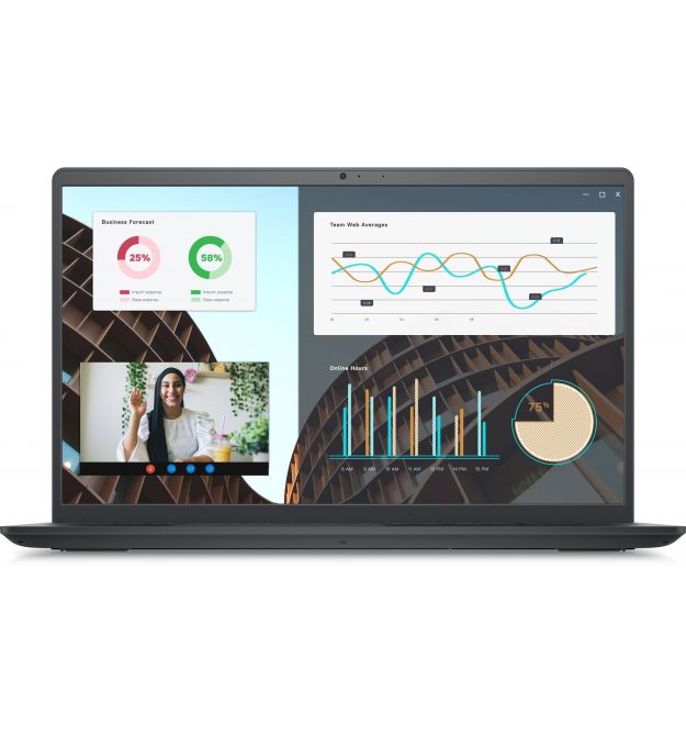 Dell Ноутбук Dell Vostro 3530 15.6" FHD AG, Intel i7-1355U, 16GB, F512GB, UMA, Win11P, чорний