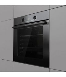 Gorenje Духова шафа Gorenje електрична, 77л, A+, дисплей, IconLed, піроліз, готув. на різн рівнях, чорний