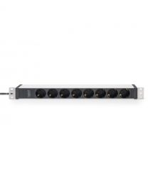 Digitus Устройство распределения эоектропитания DIGITUS 1U, 8xSchuko, 16A, 250V, вилка C20