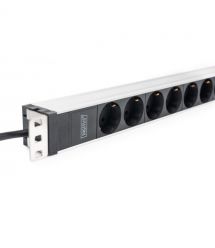 Digitus Устройство распределения эоектропитания DIGITUS 1U, 8xSchuko, 16A, 250V, вилка C20