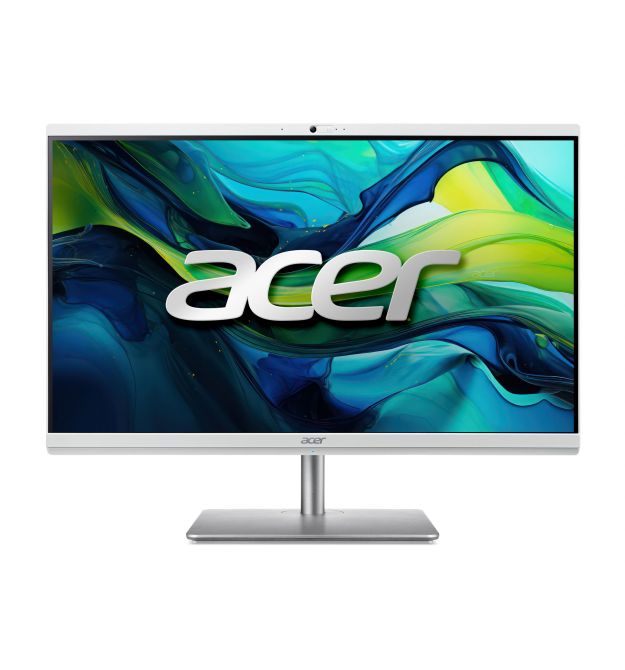 Acer ПК Моноблок Aspire C27-195ES 27" FHD Intel U7-155U, 32GB, F1TB, UMA, WiFi, кл+м, 3г, без ОС, серый
