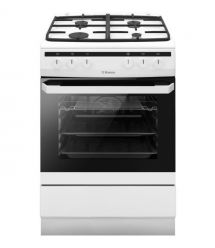 Hansa Сombined сooker, 60х60sm, 62L, cast iron, gas control, white