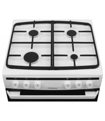 Hansa Сombined сooker, 60х60sm, 62L, cast iron, gas control, white