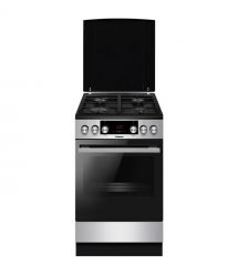 Hansa Сombined сooker, 50х60sm, 65L, cast iron, gas control, displ., inox