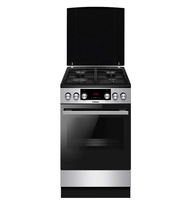 Hansa Сombined сooker, 50х60sm, 65L, cast iron, gas control, displ., inox