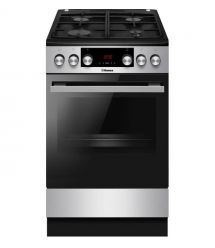 Hansa Сombined сooker, 50х60sm, 65L, cast iron, gas control, displ., inox