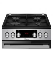 Hansa Сombined сooker, 50х60sm, 65L, cast iron, gas control, displ., inox