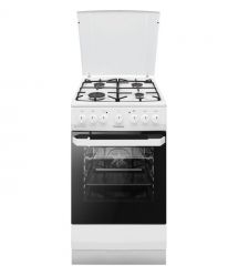 Hansa Сombined сooker, 50х60sm, 62L, enamel, gas control, white