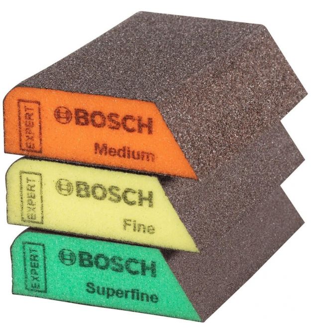 Bosch Professional EXPERT S470 Combi sanding sponges 69x97x26mm M F SF 3pcs