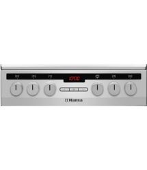 Hansa Сombined сooker, 50х60sm, 62L, cast iron, gas control, displ., grey