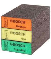Bosch Professional S471 Expert sanding sponges 69x97x26mm M F SF 3pcs