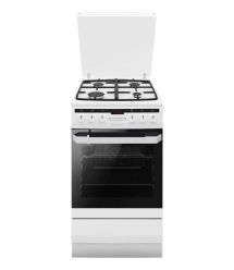 Hansa Сombined сooker, 50х60sm, 62L, cast iron, gas control, displ., white