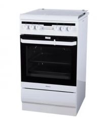 Hansa Сombined сooker, 50х60sm, 62L, cast iron, gas control, displ., white
