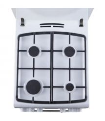 Hansa Сombined сooker, 50х60sm, 62L, cast iron, gas control, displ., white
