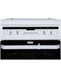 Hansa Сombined сooker, 50х60sm, 62L, cast iron, gas control, displ., white