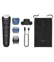 Philips Триммер Philips Series 5000 для бороды и усов, акум., сталь, черный