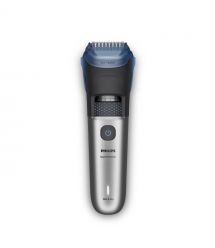 Philips Триммер Philips Series 7000 для бороды и усов, акум., сталь, чорно-серебристый