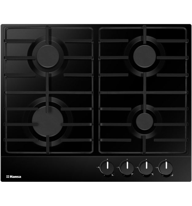 Hansa Hob gas, 60cm, чорний