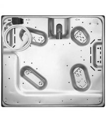 Hansa Hob combined (3 gas + 1 electric), 60cm, inox