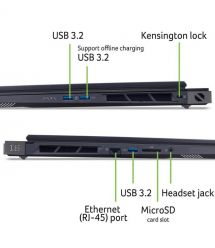 Acer Ноутбук Acer Predator Helios 18 PH18-73 18" WQUXGA IPS, Intel U9-275HX, 64GB, F2TB, NVD5090-24, Lin, чорний