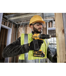 DeWALT drill-driver brushless XR Li-Ion 18V battery 2x2 A h 65 Nm 500-1750 rpm chuck 13 mm spare part case 1.15kg