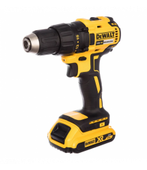 DeWALT drill-driver brushless XR Li-Ion 18V battery 2x2 A h 65 Nm 500-1750 rpm chuck 13 mm spare part case 1.15kg