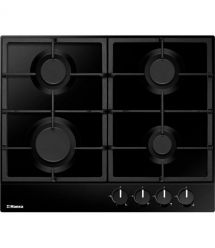 Hansa Hob gas, 60cm, cast-iron, black