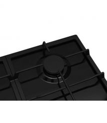 Hansa Hob gas, 60cm, cast-iron, black