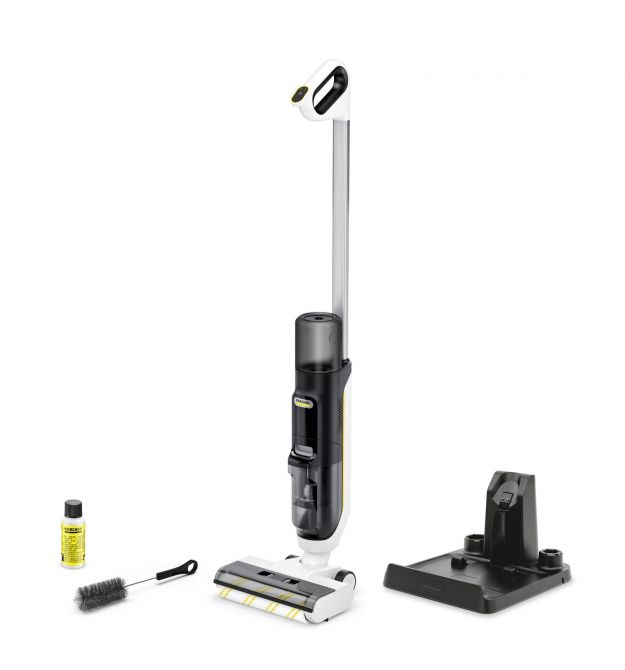 Karcher wireless VC FCV 3, 160W, dust cont -0.45L, water -0.8L, battery operation up to 30min, weihgt-3.7kg, 3in1, white
