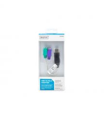 Digitus Адаптер DIGITUS USB 1.1 - 2xPS/2, M/F
