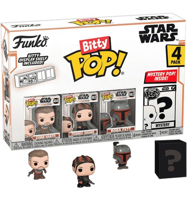 Funko Набор Funko POP (Bitty): Mandalorian 4PK - Marshal