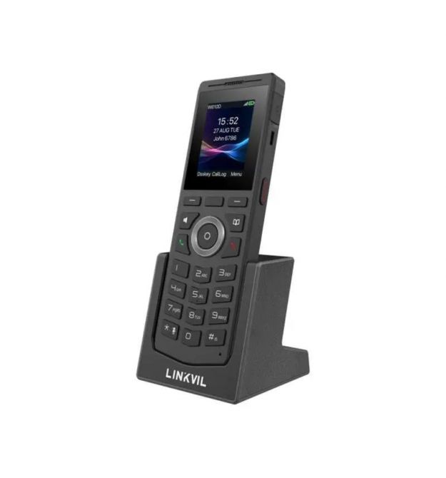 Fanvil Телефон IP-DECT Fanvil W610D , кольоровий дисплей 2.0” 240x320 LCD, 4 SIP лінії, робо