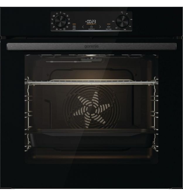 Gorenje Духова шафа Gorenje електрична, 77л, A+, дисплей, макс.темп.- 300, IconLed, чорний