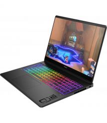 HP Ноутбук HP OMEN 16-ah0042ua 16" 2.5K OLED IPS, Intel U9-275HX, 64GB, F2048GB, NVD5090-24, DOS, чорний