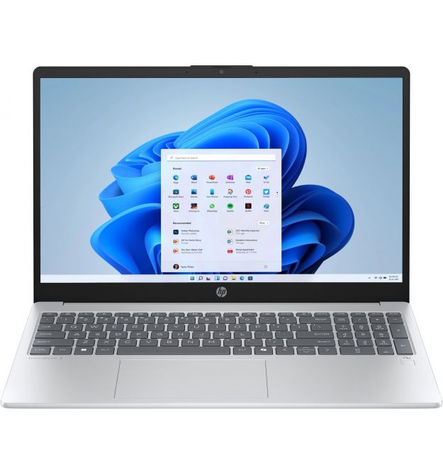 HP Ноутбук HP OmniBook 3 15-fn0006ua 15.6" FHD IPS AG, AMD AI 5 340, 24GB, F1024GB, UMA, Win11, сріблястий
