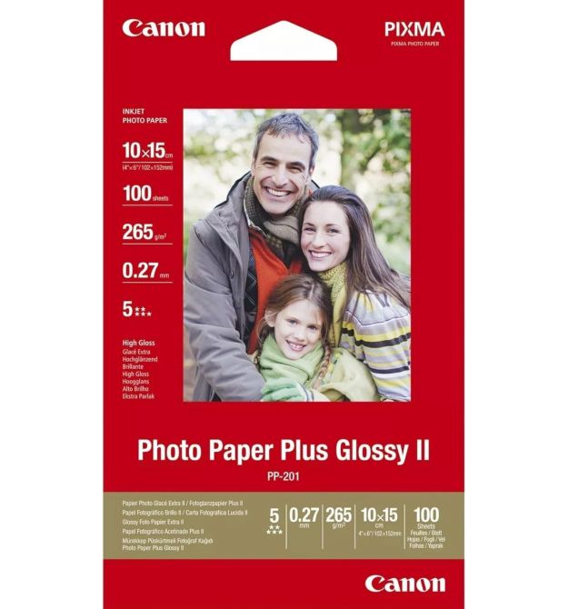 Canon Папір Canon 4"x6" Photo Paper Glossy PP-201, 100арк.
