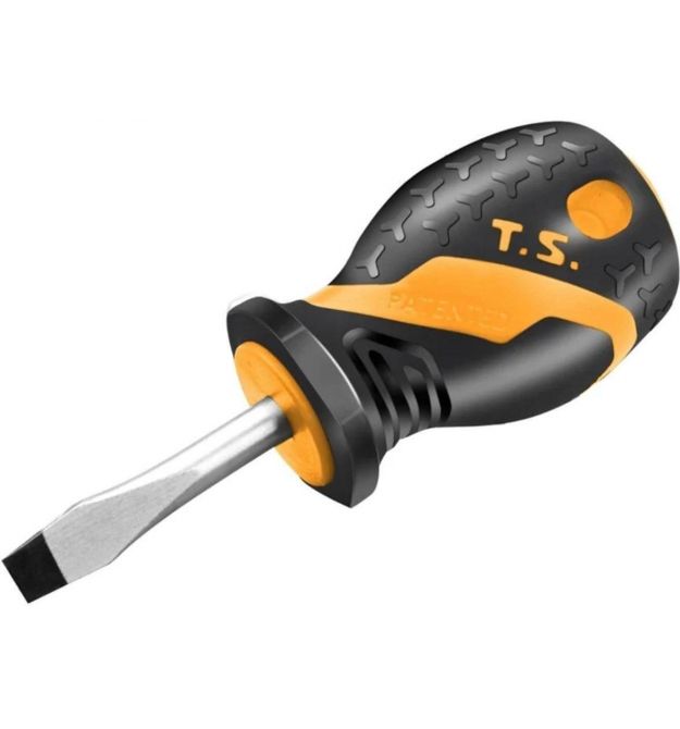 Tolsen Ergo flathead screwdriver, SL5.5x38mm, CrV steel