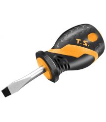 Tolsen Ergo flathead screwdriver, SL6.5x38mm, CrV steel