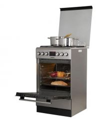 Hansa Cooker combined, 62L, 50x60cm, display, convection, cast-iron, inox