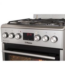 Hansa Cooker combined, 62L, 50x60cm, display, convection, cast-iron, inox