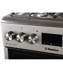 Hansa Cooker combined, 62L, 50x60cm, display, convection, cast-iron, inox