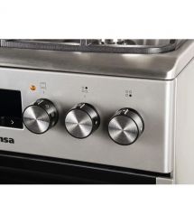 Hansa Cooker combined, 62L, 50x60cm, display, convection, cast-iron, inox