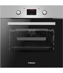 Hansa electric oven, 60sm, 62L, A, grill, easy cleaning enamel, displ, inox